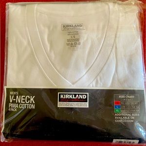 MEN’S V-NECK TEE SHIRTS NEW SIZE LARGE